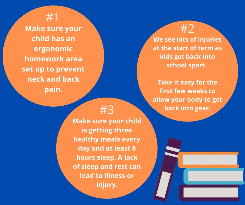 Mulgrave Physio back to school health tips